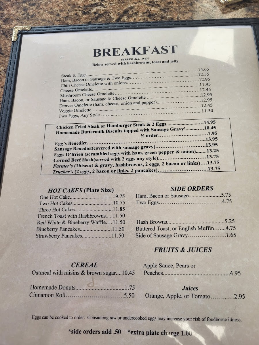 Jake's Cafe Menu - Image 3
